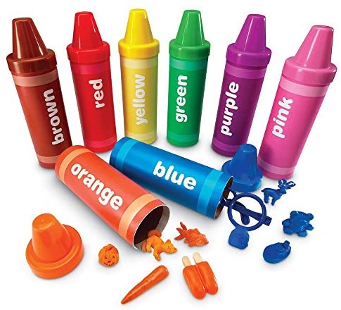 Rainbow Sorting Crayons