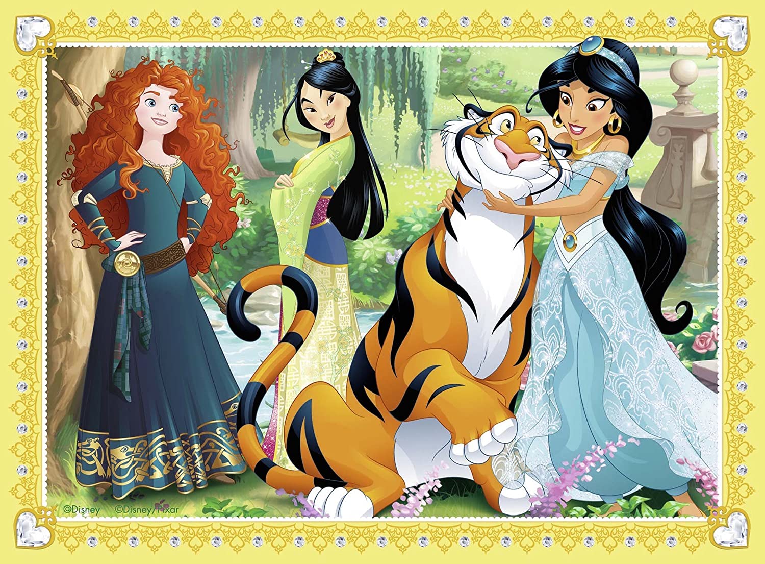 Disney Princess - 4 in Box Jigsaw Puzzles