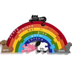 Rainbow Jigsaw Puzzle (As Gaeilge)