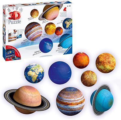 Ravensburger Planetary Solar System 3D Jigsaw Puzzles