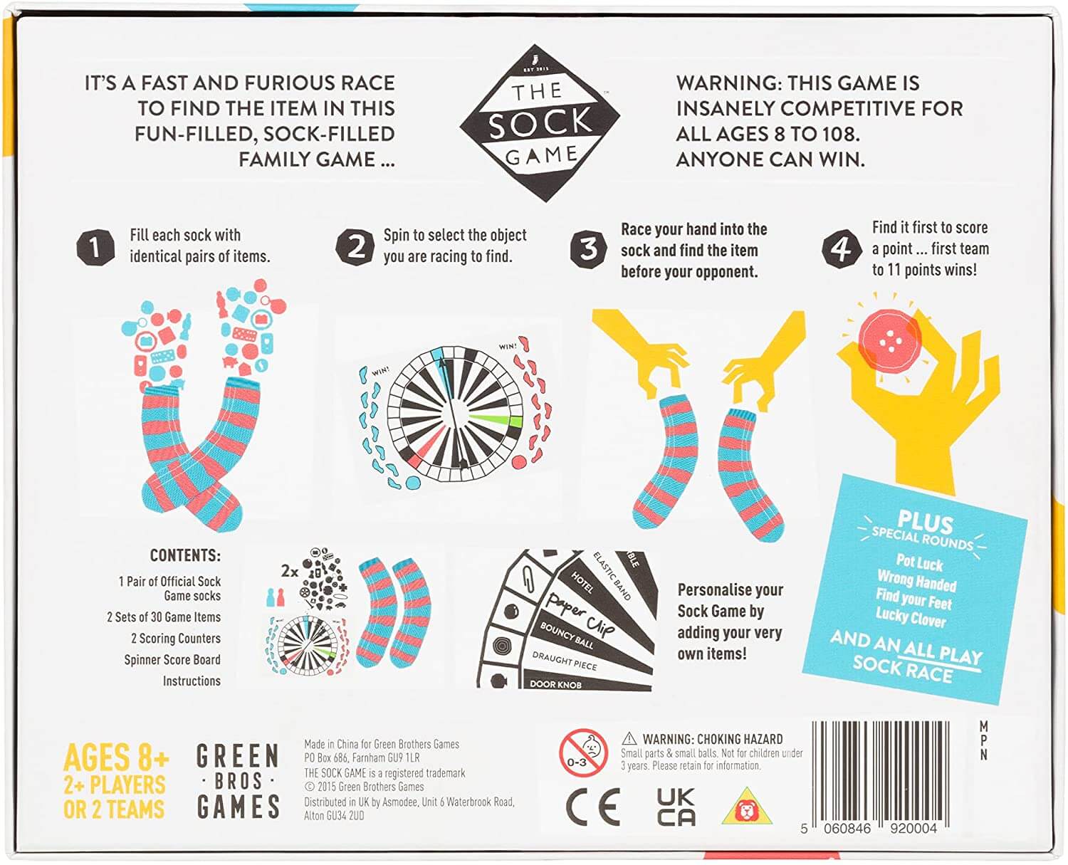 The Sock Game - Board Game