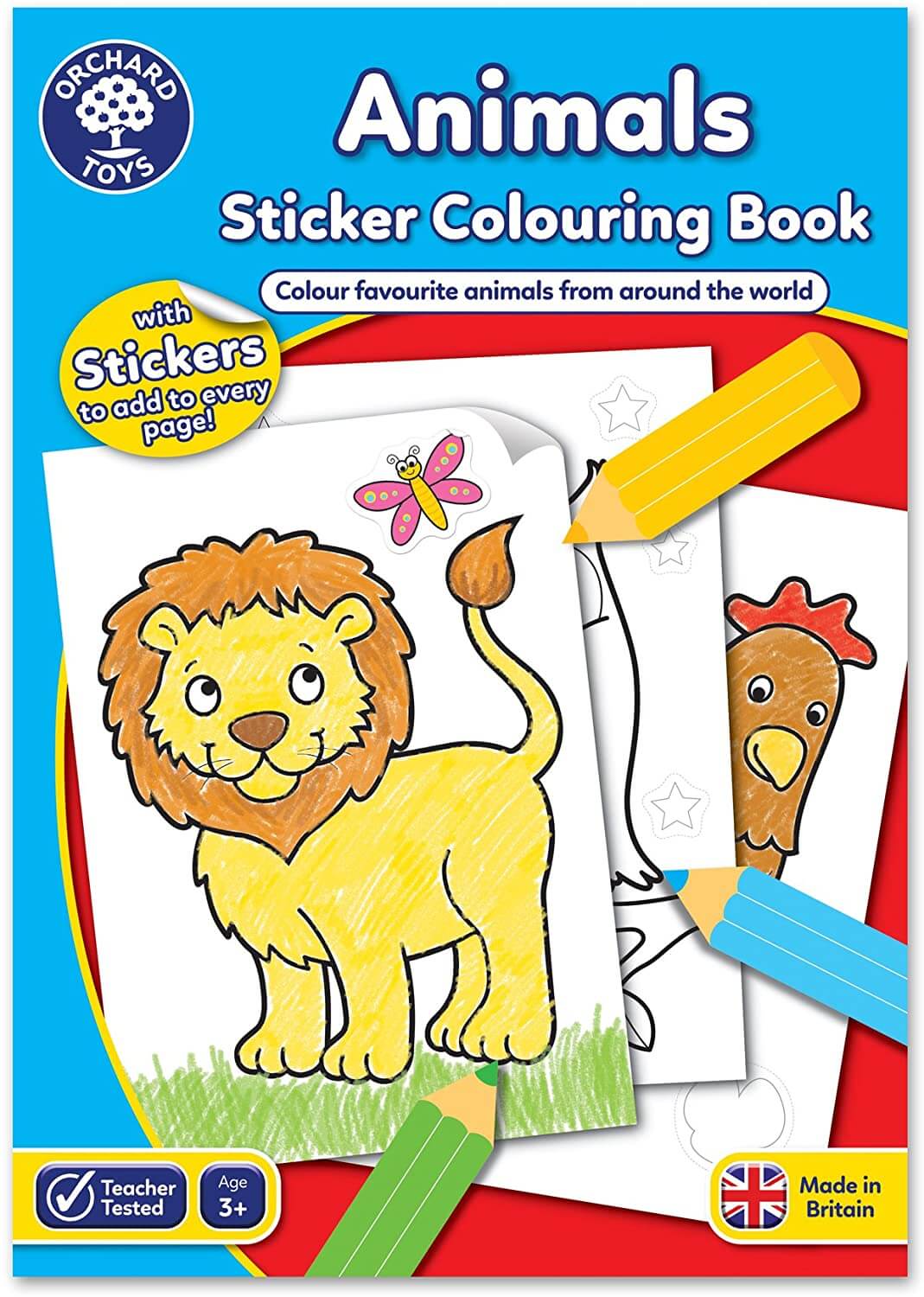 Animals Sticker Colouring Book4