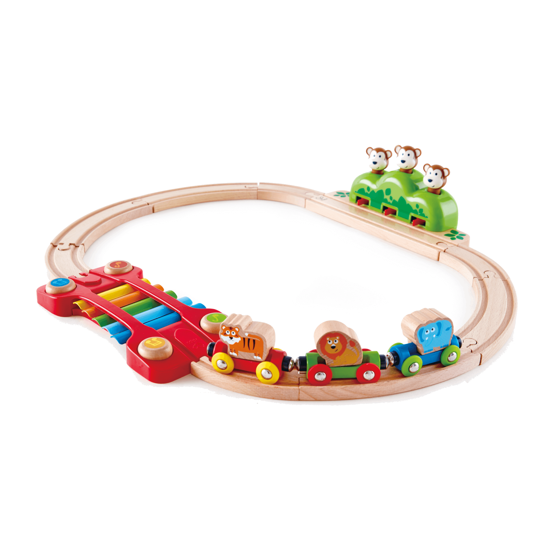 Hape Music and Monkeys Toddler Railway Train