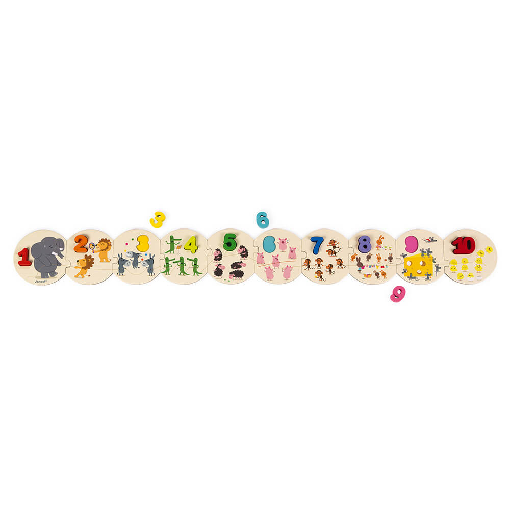 I learn To Count Wooden Puzzle
