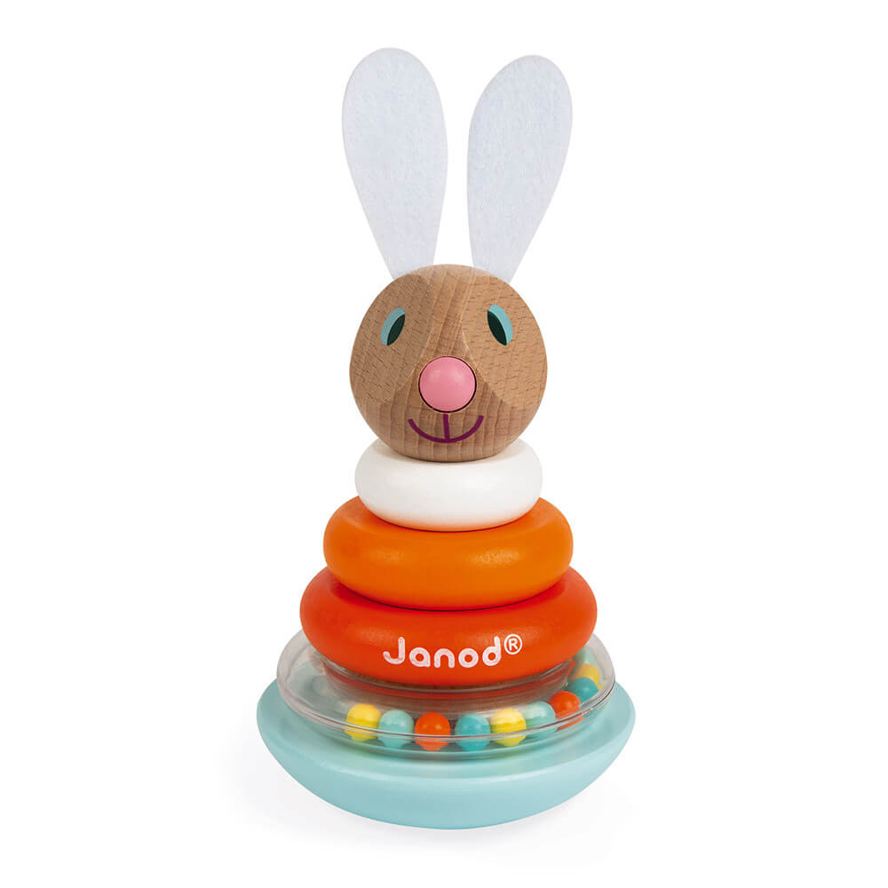 Stackable Roly-Poly Rabbit Wooden