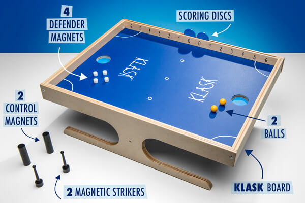 Klask: The Magnetic Game of Skill