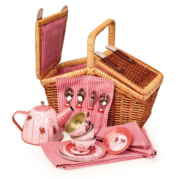 Tin Tea Set - Ladybug