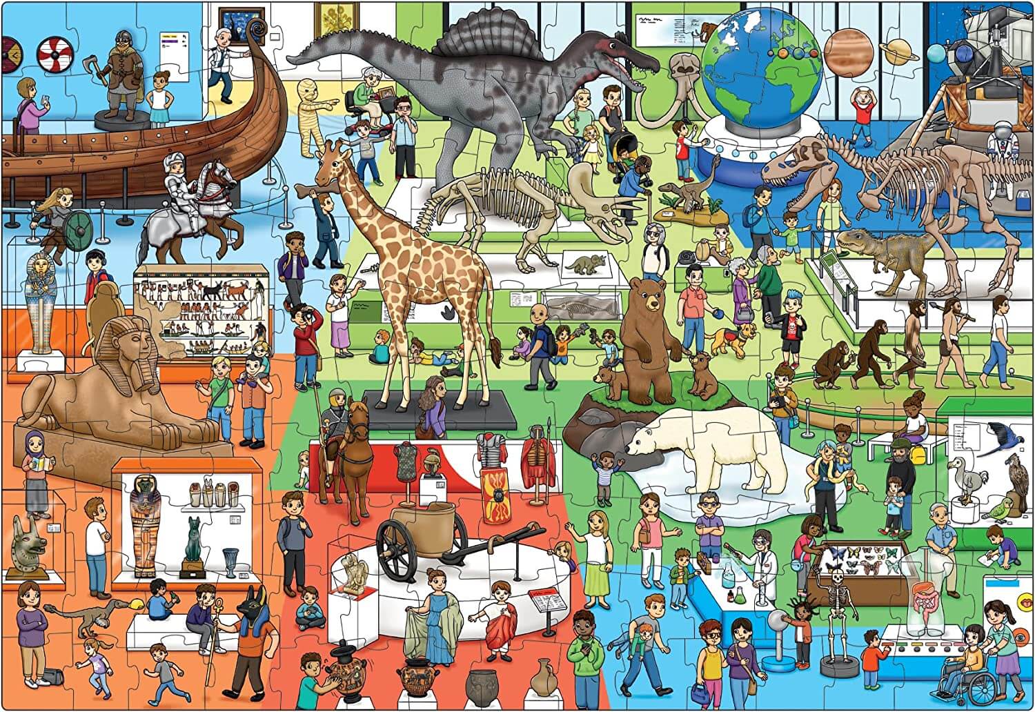 At The Museum Jigsaw Puzzle - Orchard Toys