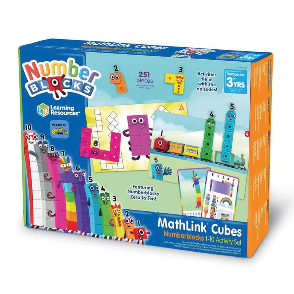 Mathlink Cubes Numberblocks 1-10 Activity Set | Cogs Toys & Games ...