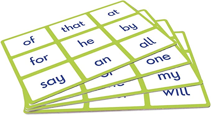 Sight Word Bingo Junior Learning