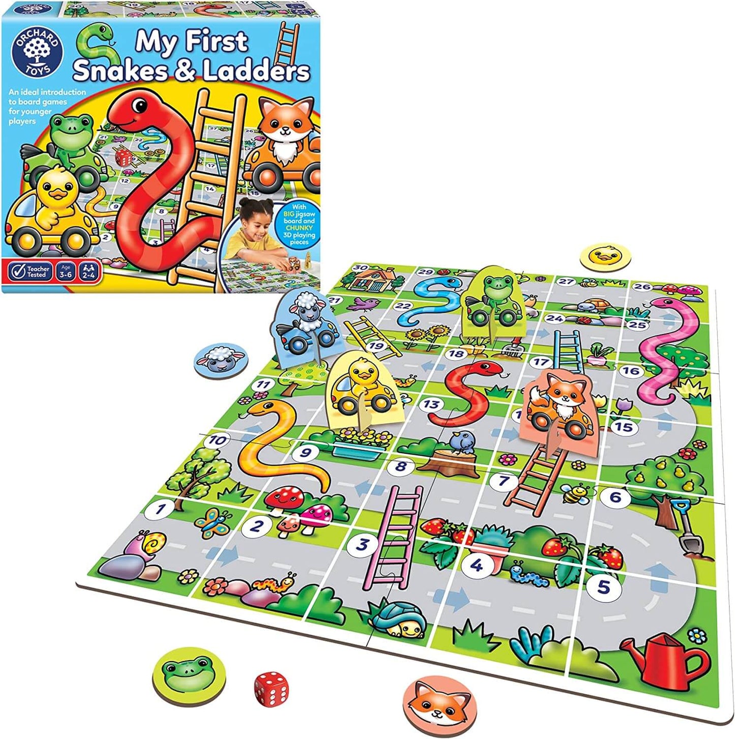 My First Snakes and Ladders Game - Orchard Toys