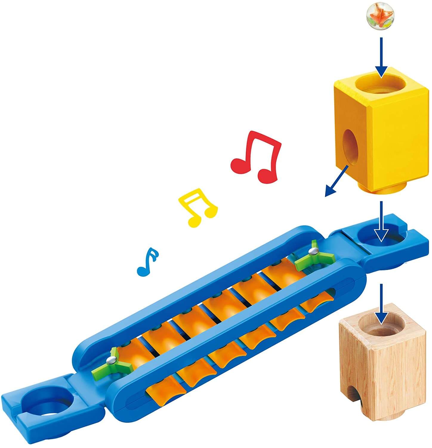 Super Spirals Quadrilla Marble Run Hape E6024