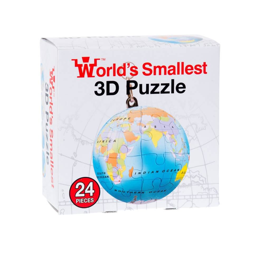 3D Puzzle Globe Keyring