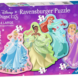 Disney princess 4 Large shaped puzzles