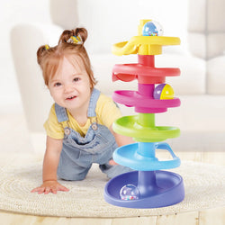 Spiral Tower 9 pc Baby Sensory Toy