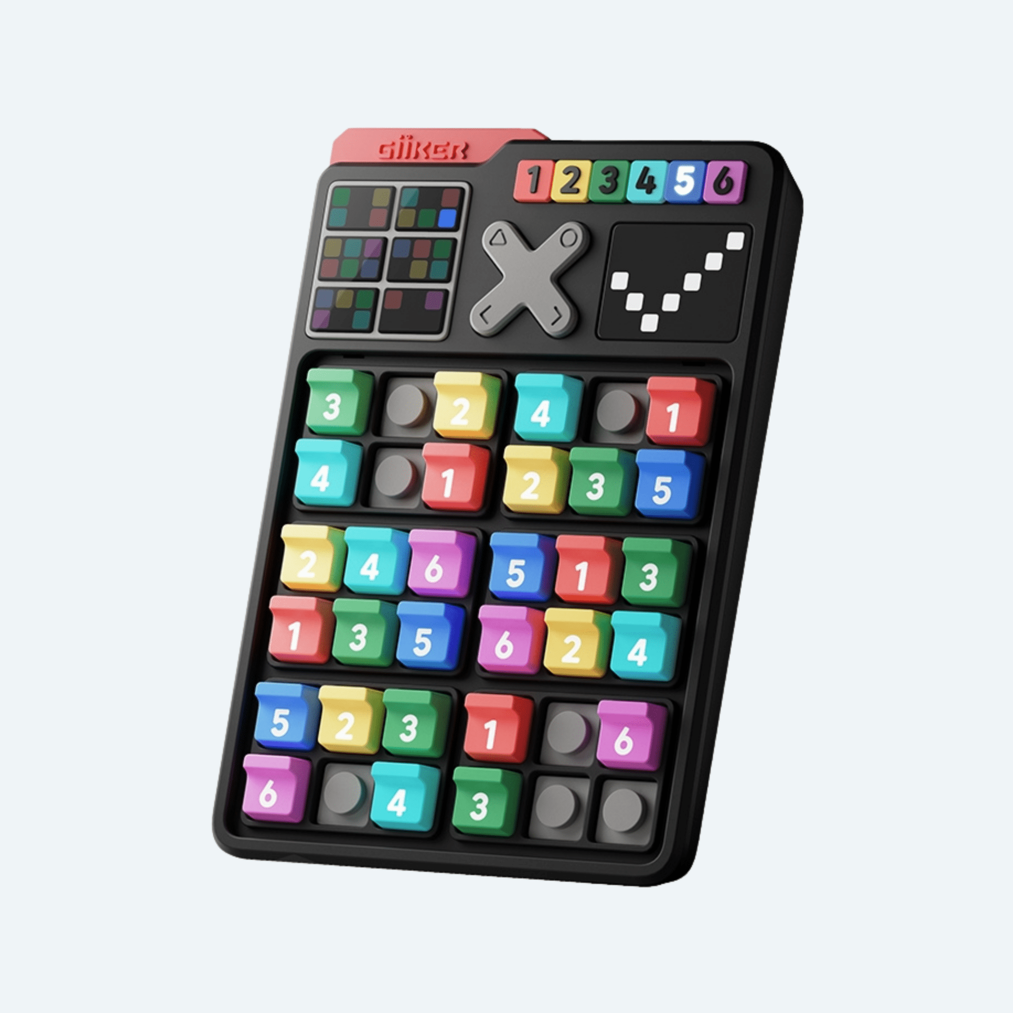 GiiKER Smart Sudoku electronic puzzle console with 6x6 and 4x4 grid cover