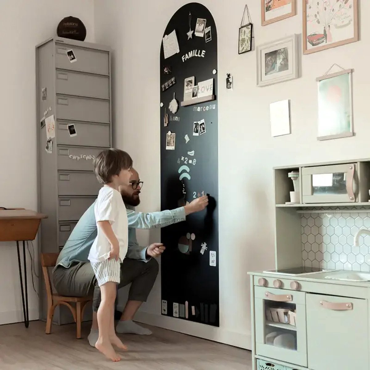 Magnetic Wallpaper Board
