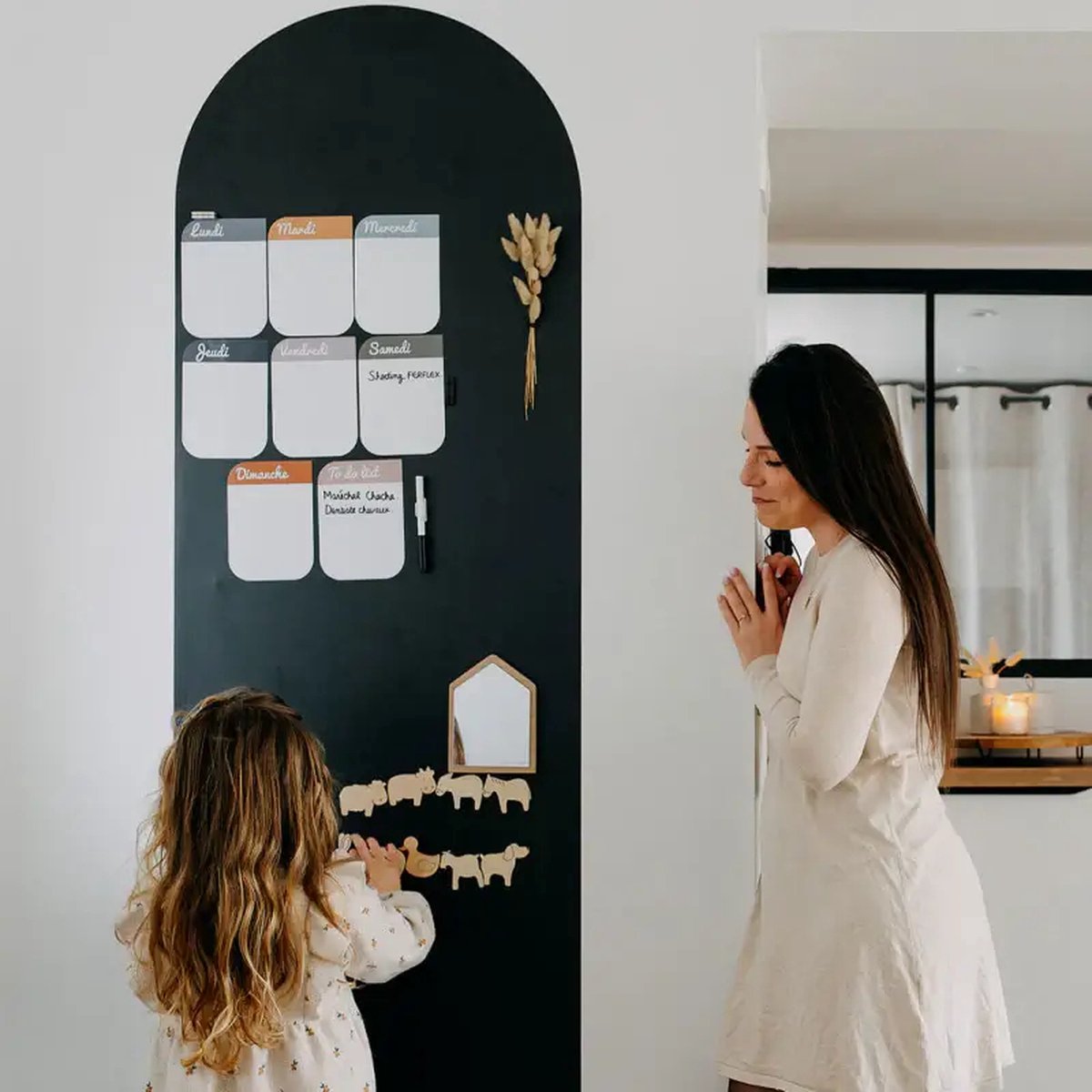 Magnetic Wallpaper Board