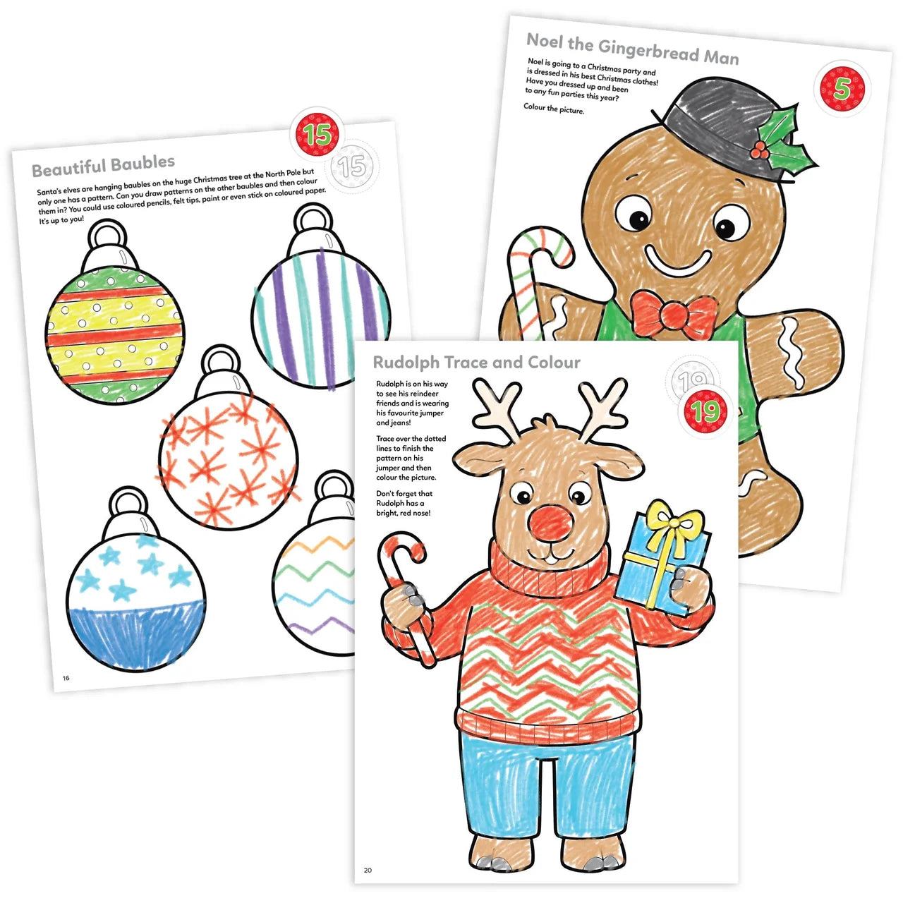Orchard Toys Advent Colouring Book 2025
