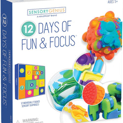 Sensory Genius 12 Days of Fun & Focus Pack - Fun Fidget Advent Calendar