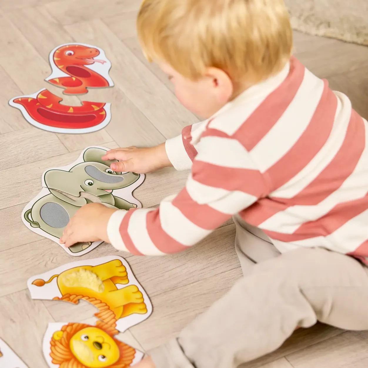 Match and Feel Two-Piece Puzzle