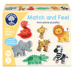 Match and Feel Two-Piece Puzzle