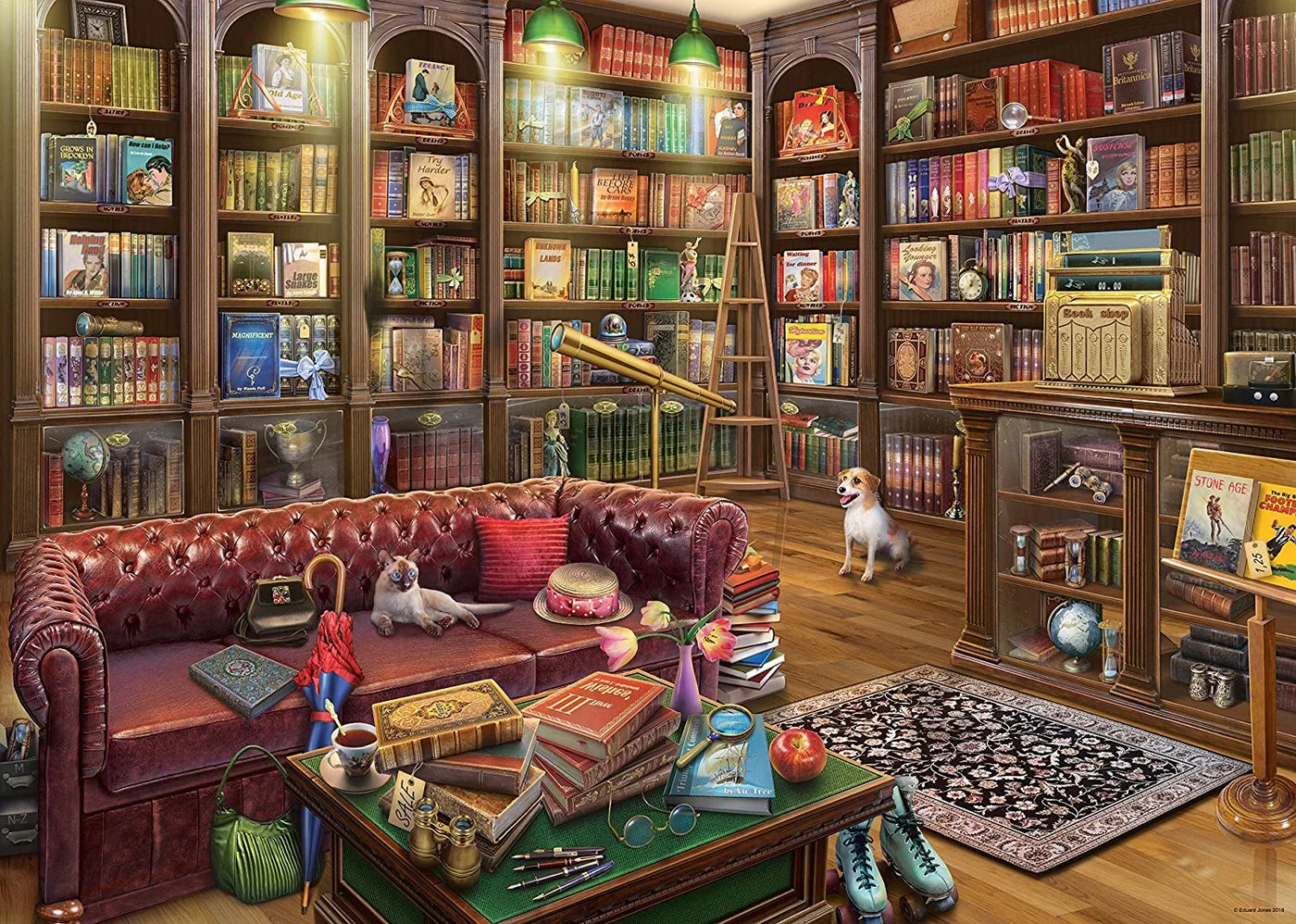 The Reading Room Ravensburger Puzzle 1000 piece