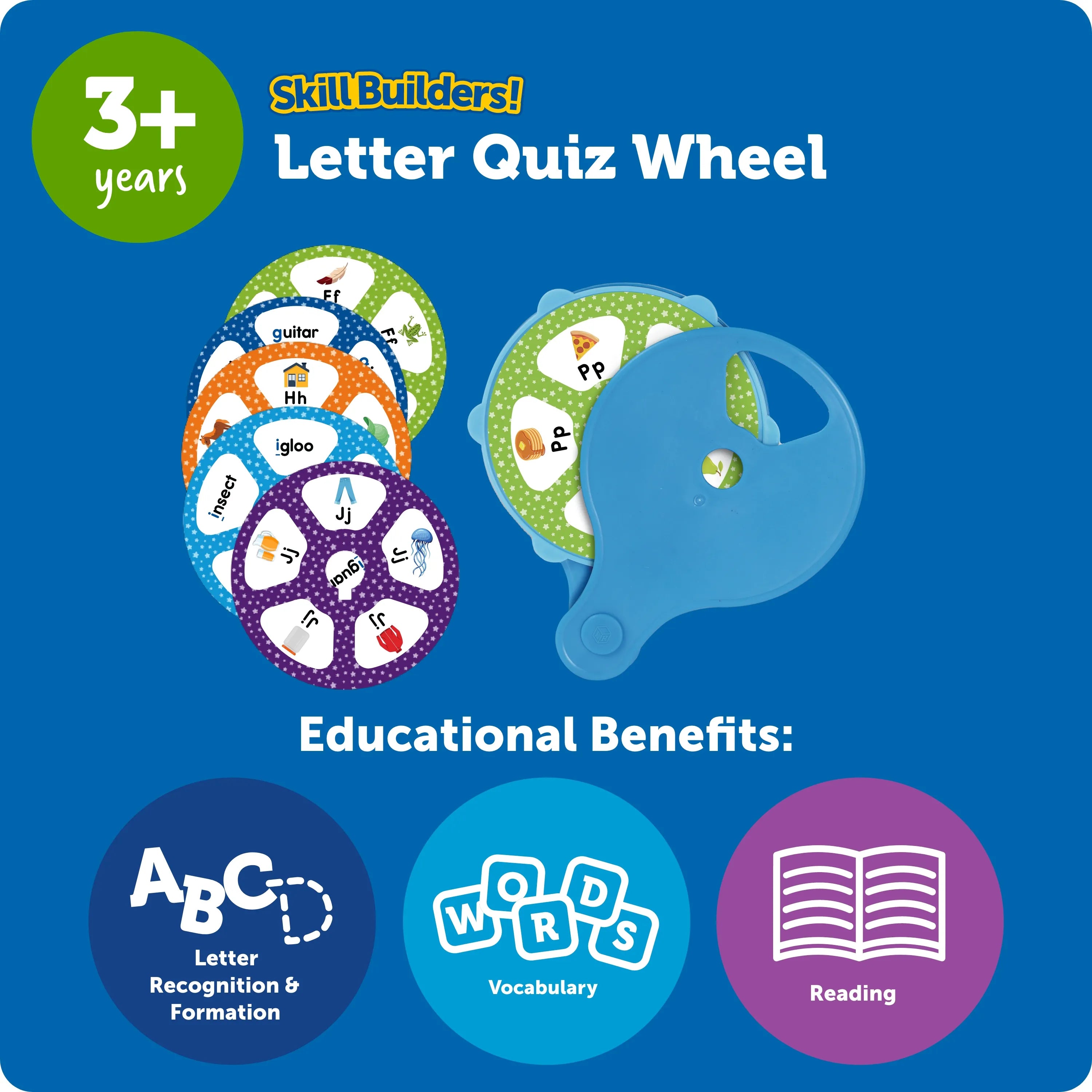 Skill Builders! Letter Quiz Wheel - Learning Resources