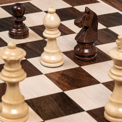 Magnetic 30cm Acacia and Maple Chess Cassette Set