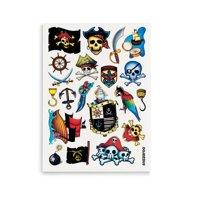 Snazaroo pirates Tattoos (set of 20)