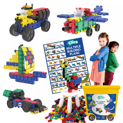 Clics and Accessories 750 pieces + 25 Plans