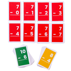 Flashcards - Subtraction 1 to 10