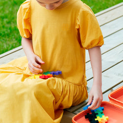 Yellow Travel Case with Basic Color Mix – 15 pcs
