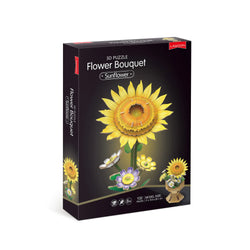 Sunflower Flower Bouquet – 3D Puzzle