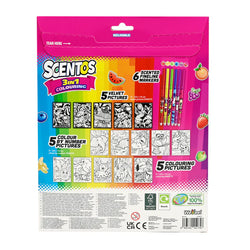 Scentos On The Go Activities 3 in 1 Colouring