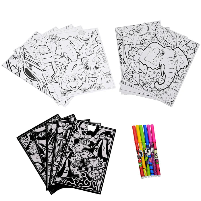 Scentos On The Go Activities 3 in 1 Colouring