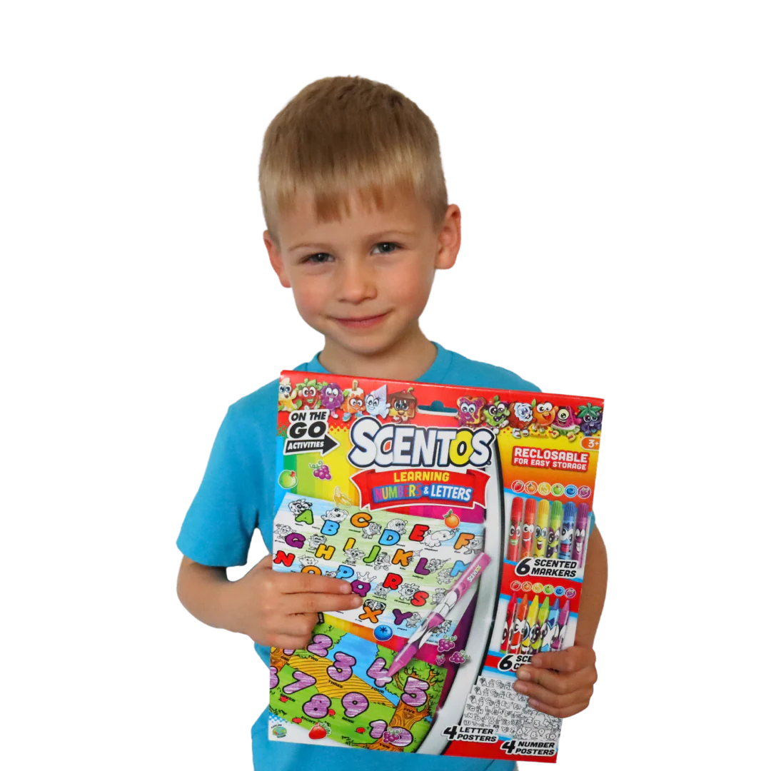 Scentos On the Go Activities Learning Numbers and Letters