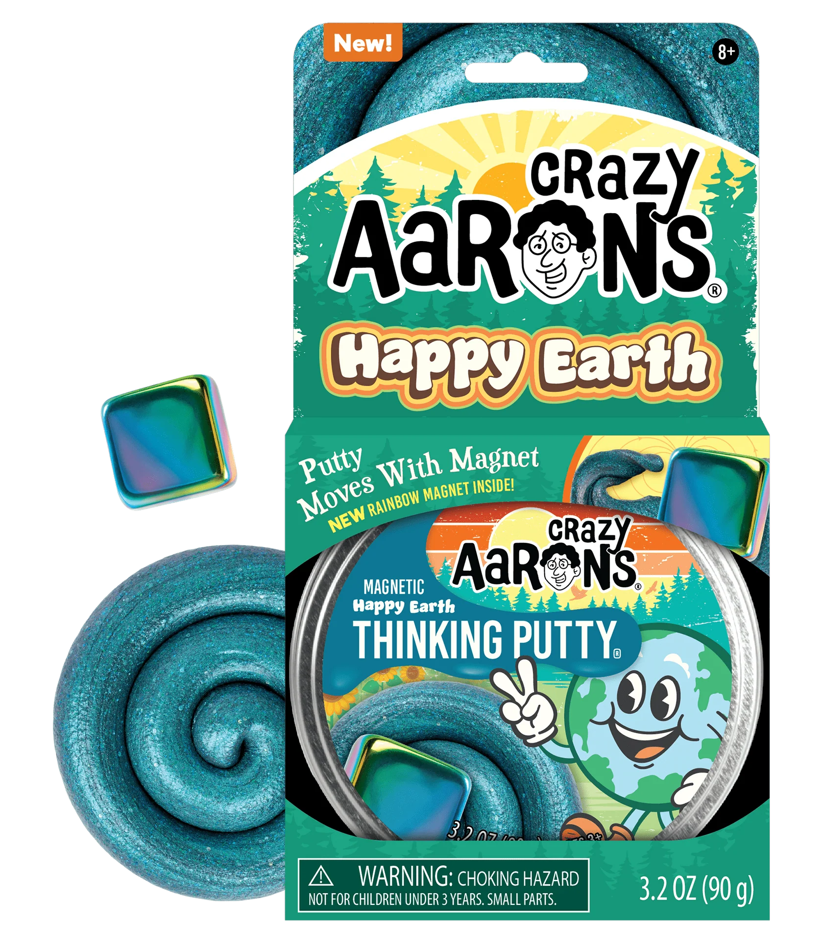 Magnetic Happy Earth crazy aarons