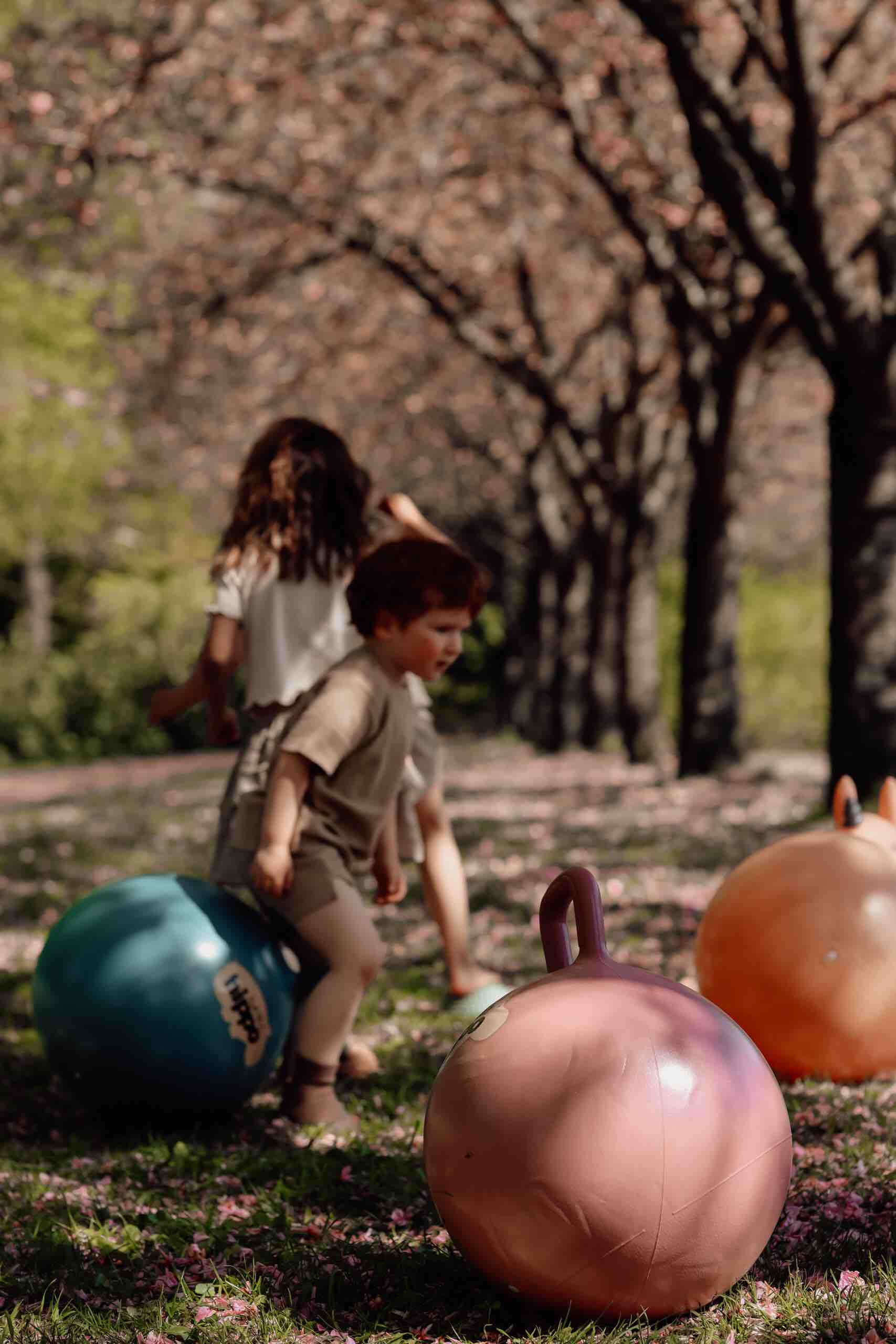 Find That Hippo Bouncing Ball Hopper Ball - Dark Cyan