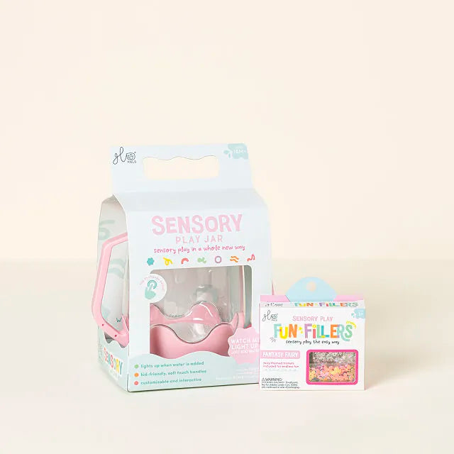 Sensory Play Jar- Pink