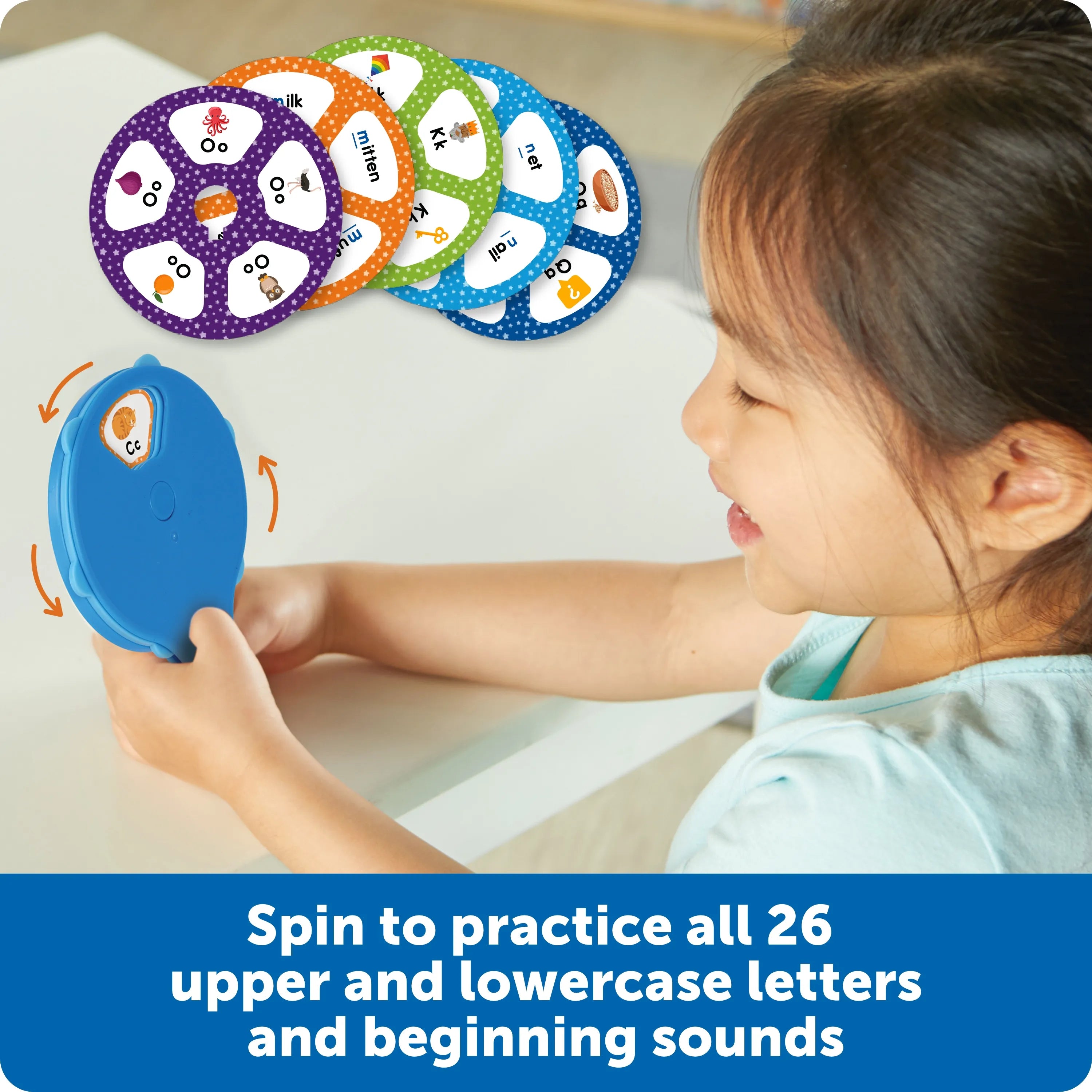 Skill Builders! Letter Quiz Wheel - Learning Resources