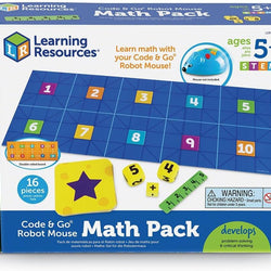 Learning Resources Code & Go Robot Mouse Math Pack
