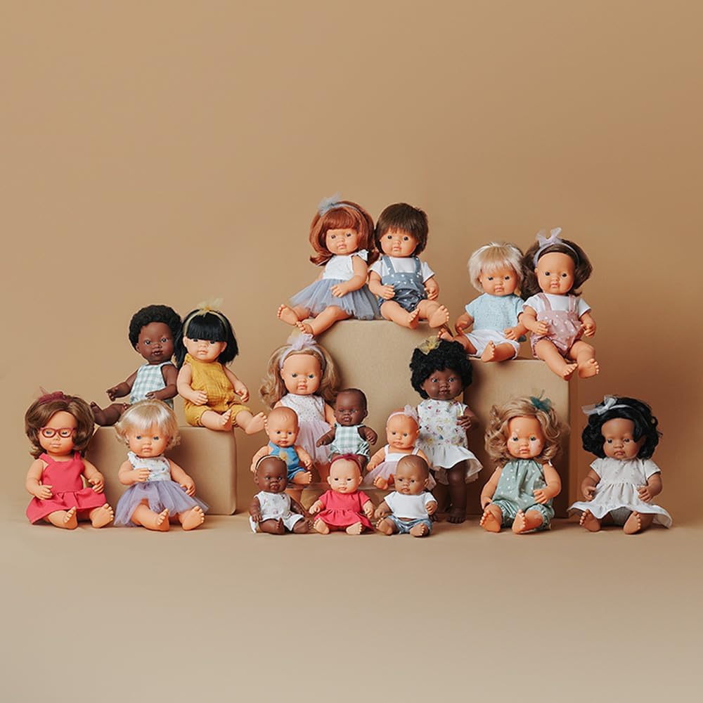 Miniland Doll Dark Blonde Girl 38cm