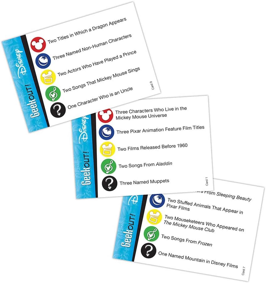 Geek Out! Disney Party Game