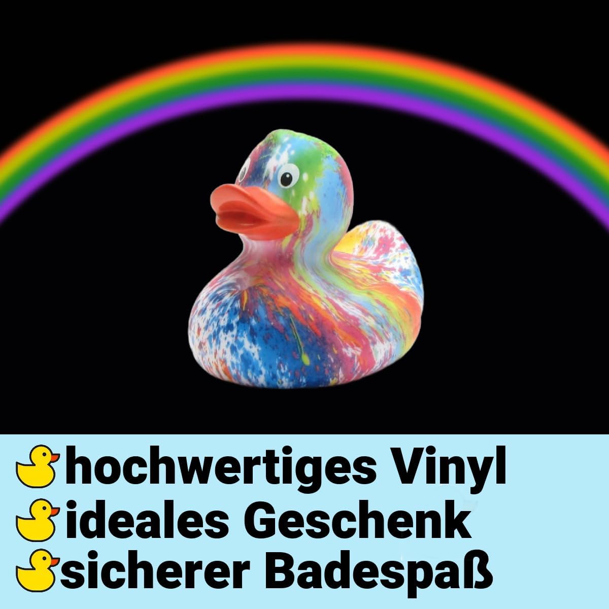 Tie-Dye Rubber Duck