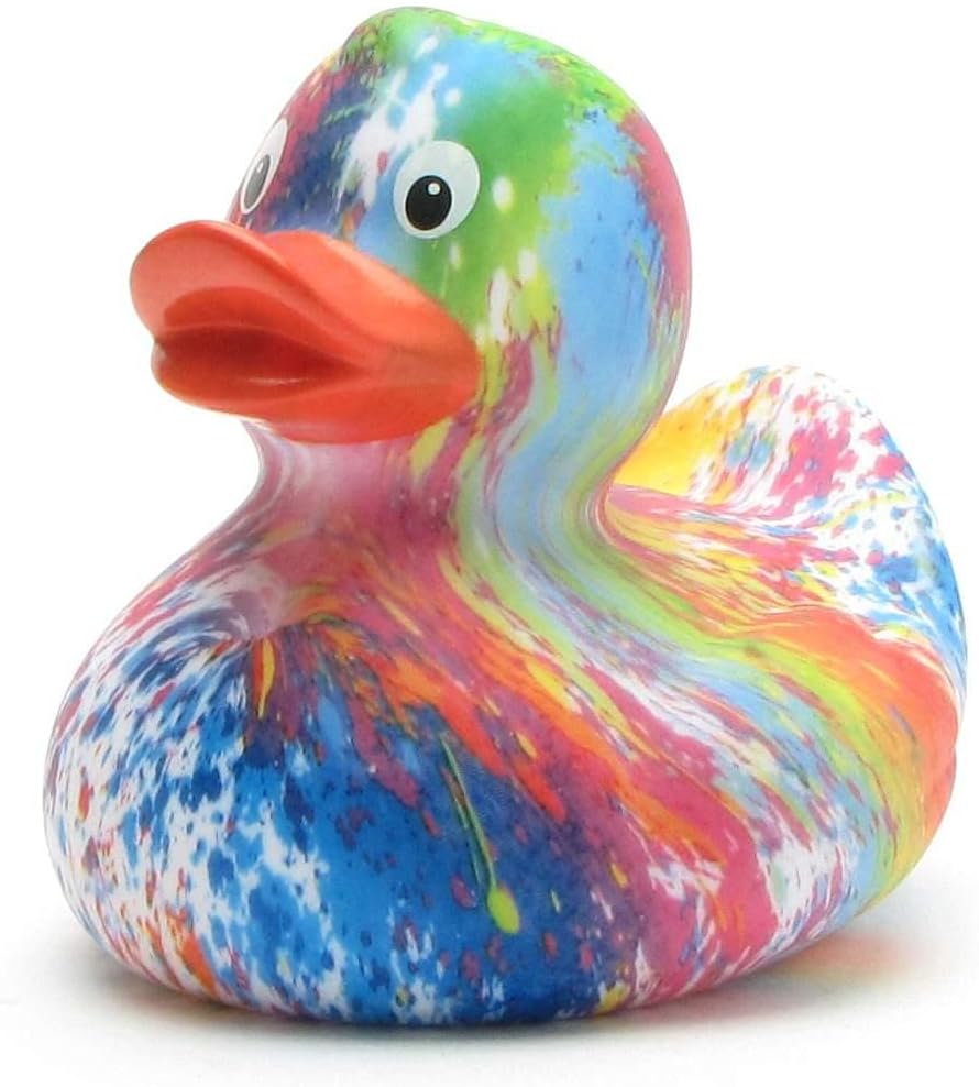 Tie-Dye Rubber Duck