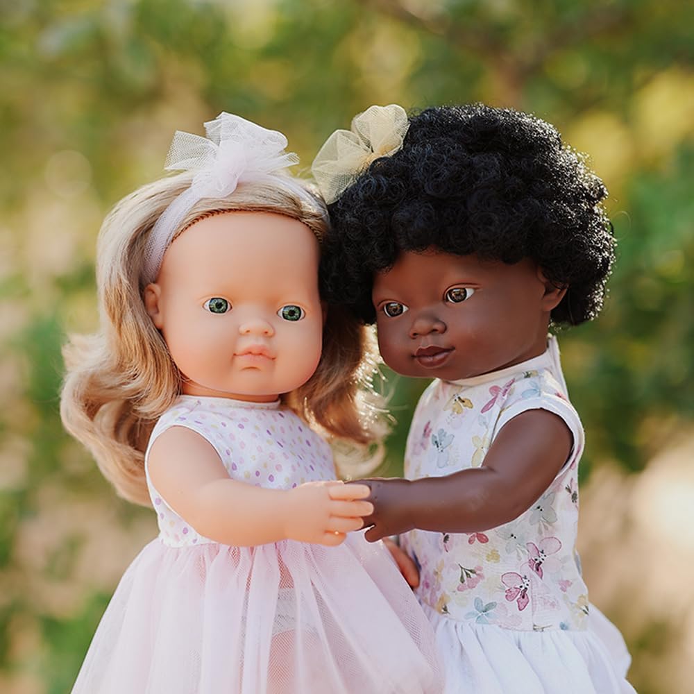 Miniland Doll Dark Blonde Girl 38cm