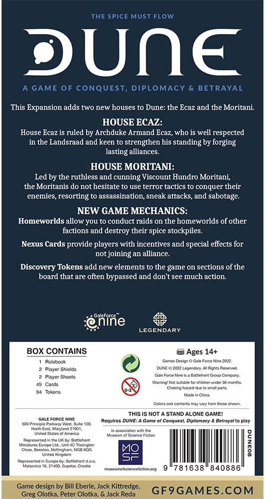 Dune: Ecaz & Moritani