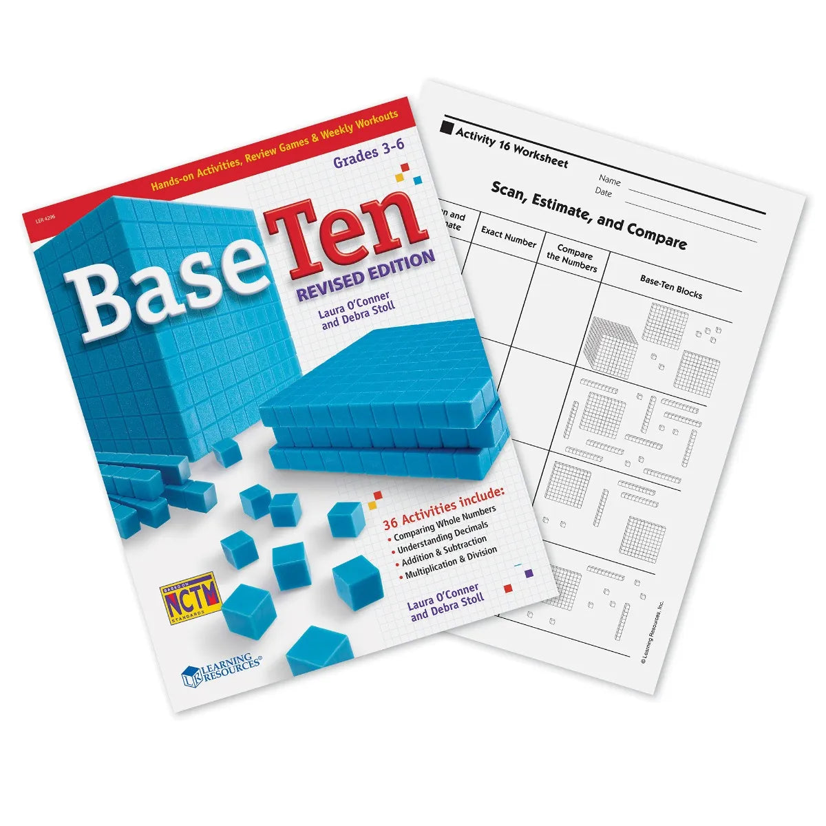 Base 10 Components Interlocking Plastic Base Ten Class Set