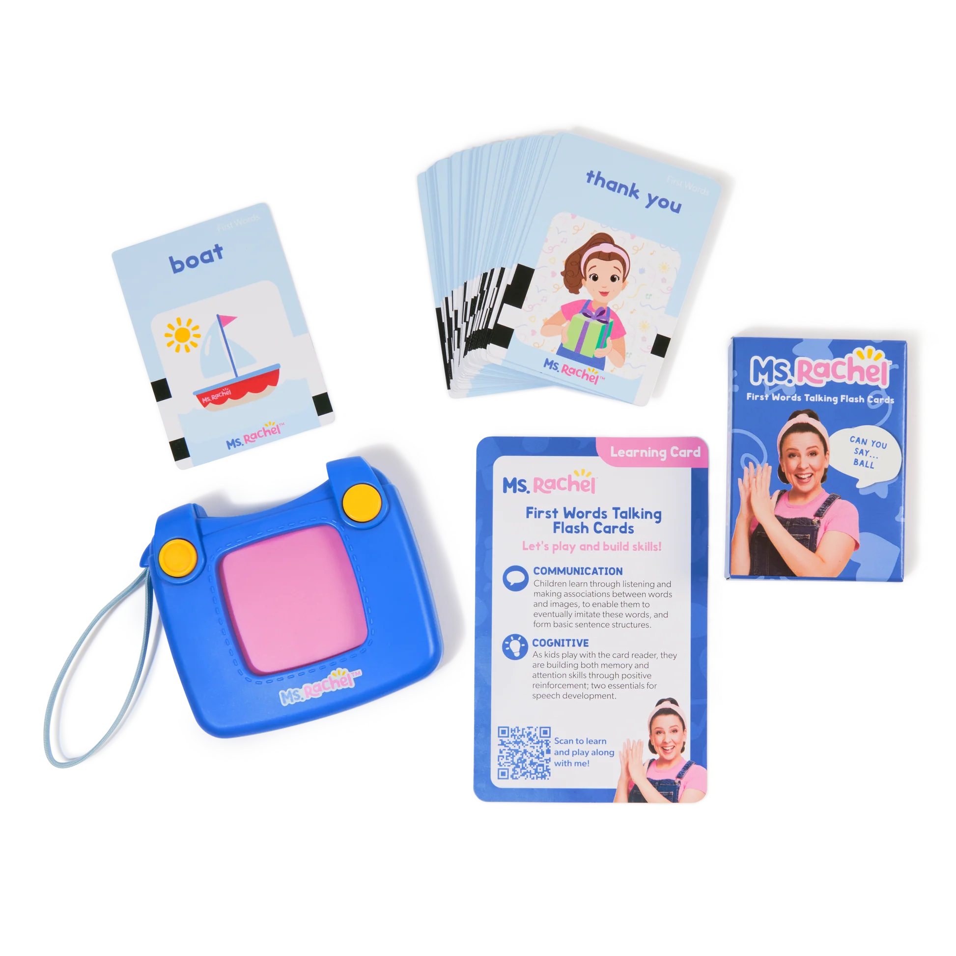 Ms. Rachel First Words Talking Flash Cards